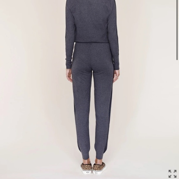 NWT Heartloom Melia High Rise Knit Jogger Grey / Blue size Medium - Picture 3 of 13